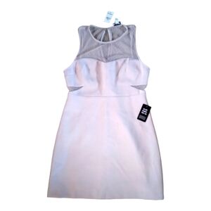 EXPRESS pearl pink mini dress barbiecore 2 petite new with tags